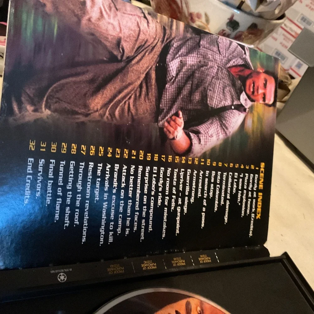 DVD - Collateral Damage with Arnold Schwarzenegger. V23